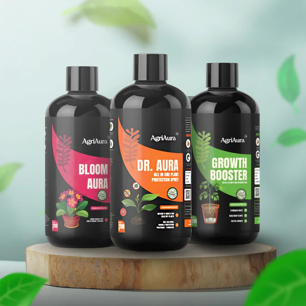 Green Paradise® Grow and Guard Combo Best Organic Fertilizer + Plant Protection Kit for Home Gardening