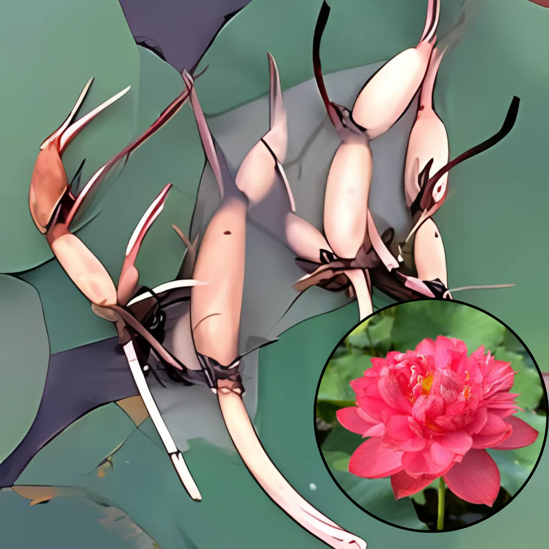 Green Paradise® Pink Lotus Tuber for Pond & Water Gardens – Healthy, Ready to Grow Aquatic Flower Plant Bulb