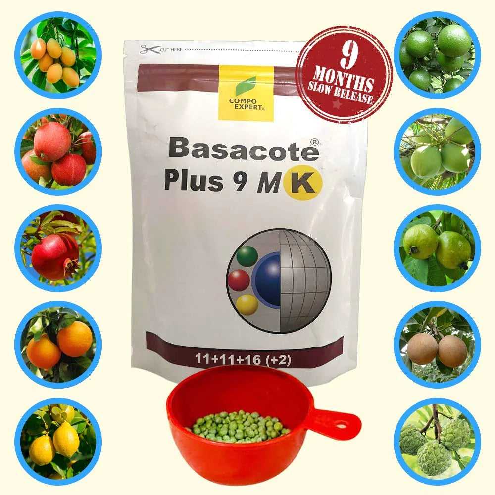 Slow Release Fertilizer (100g pack) 9 Months Slow Release NPK Fertilizer 11-11-16 + Micronutrients for Bonsai and Other Garden Plants (100g pack) once applied no need to give any fertilizer for next 9 months