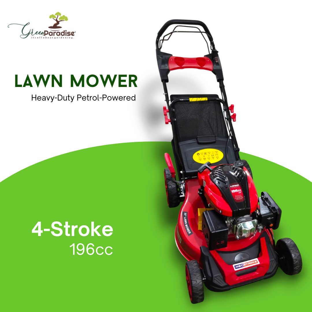 Green Paradise 4 Stroke 196cc Heavy Duty Self Propelled Lawn Mower 20