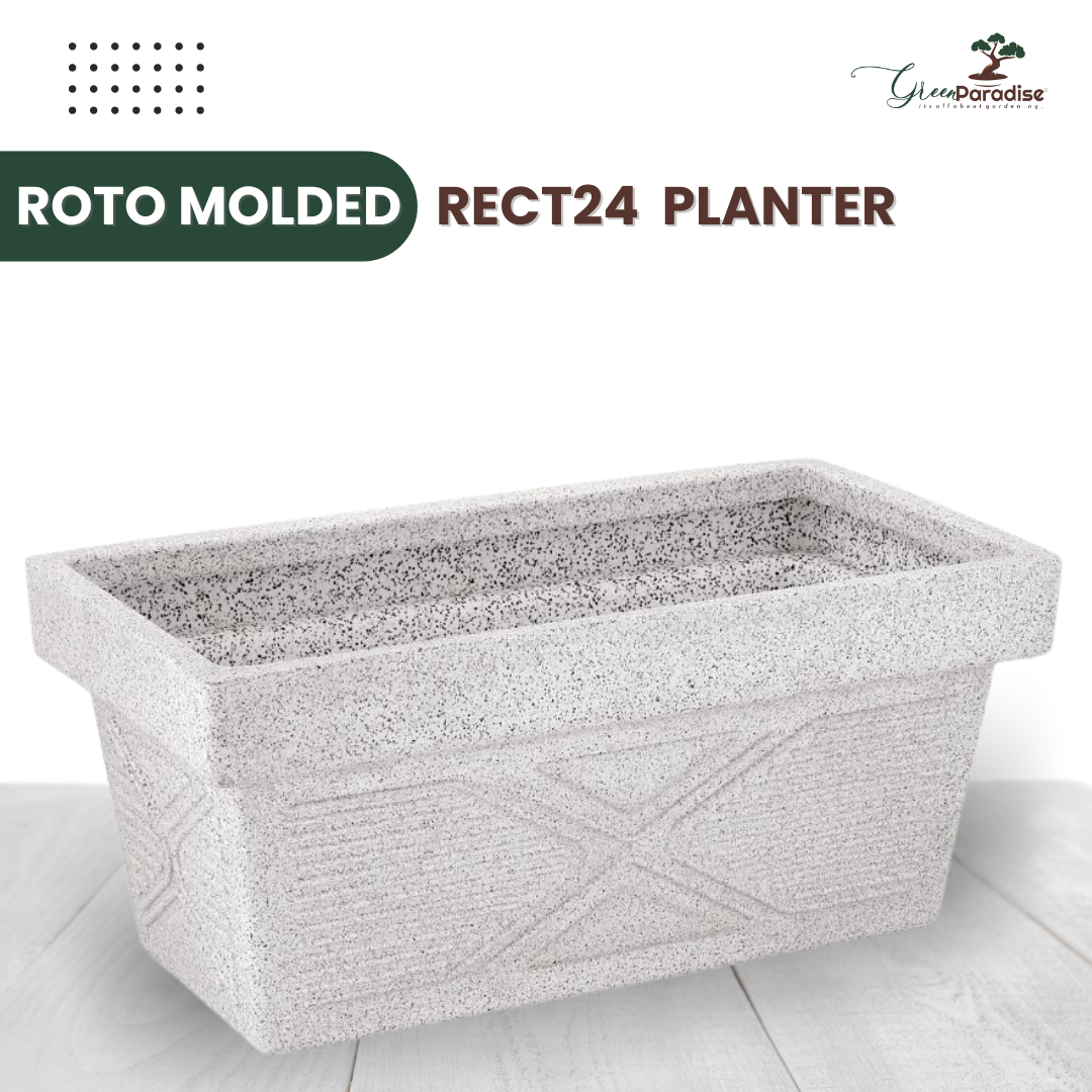 Green Paradise® Rect24 Roto Molded High Qaulity Premium Planter
