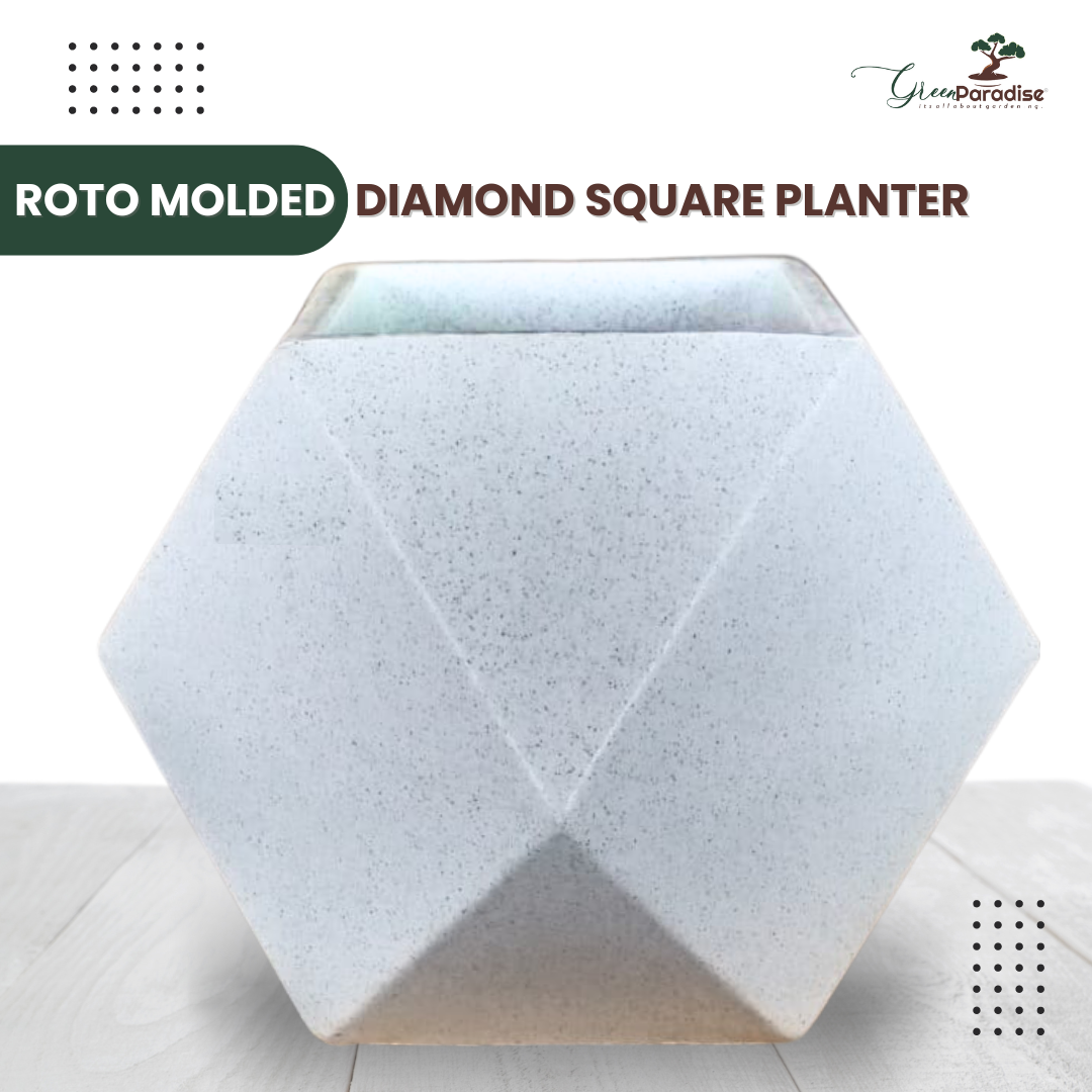 Green Paradise® Diamond Roto Molded High Qaulity Premium Planter