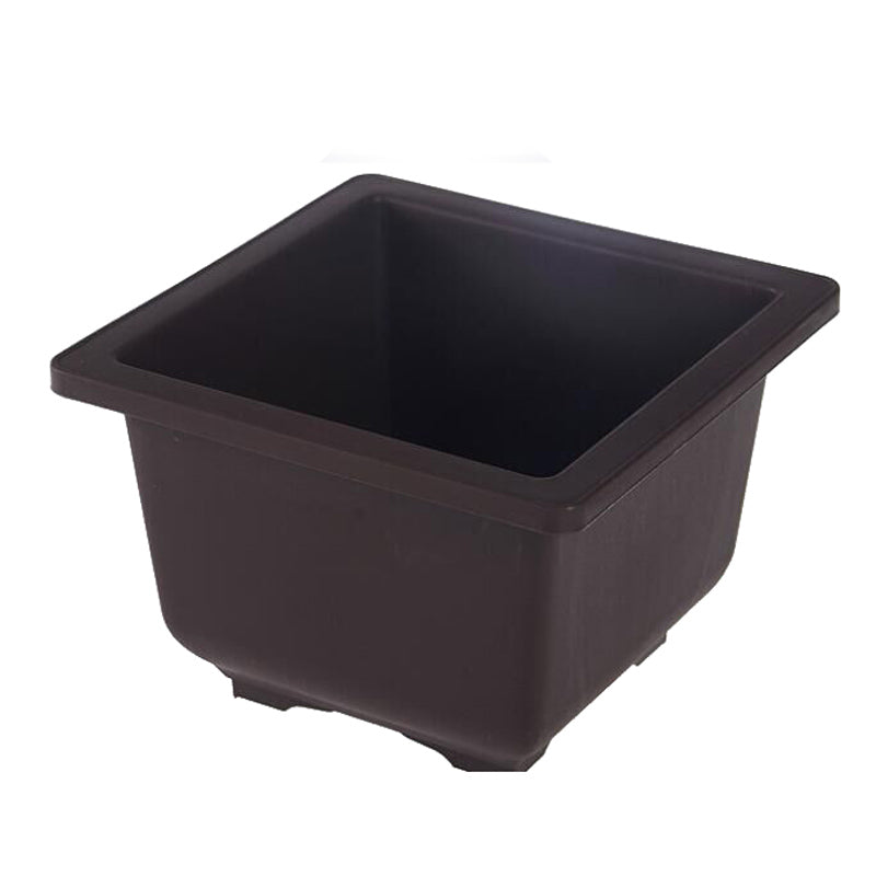 Bonsai Pots square(Brown) (Pack of 3) 24 cm (L & W)) x 15.5 cm(H) ideal for bonsai trees,succulents and adeniums