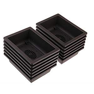 Bonsai Pots rectangle (Brown) (Pack of 5)16 cm (L) x 6 cm(H) ideal for bonsai trees,succulents and adeniums