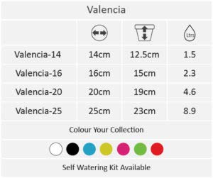 Glossy hi-quality virgin Plastic Pots mix color(pack of 3) (14 cm)
