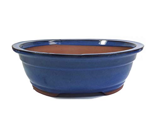 Oval ceramic Bonsai Planter small size for mame Bonsai Plants and Home Garden Decor size 3 to 4 inches random color