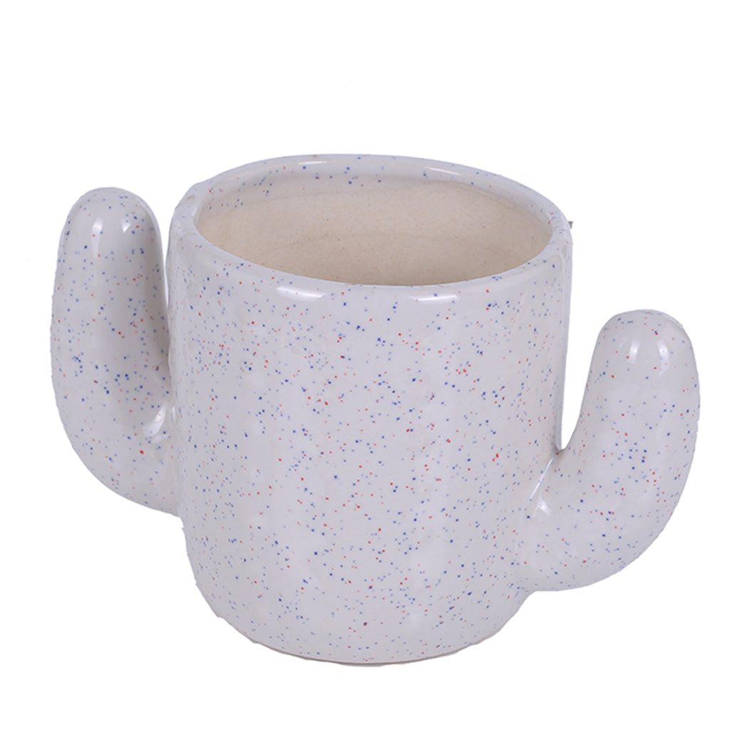Premium Ceramic Pot Cactus Shape Hand Made for Home Decoration,Gift Item,Indoor Planter,Birthday Gift & Diwali Gift