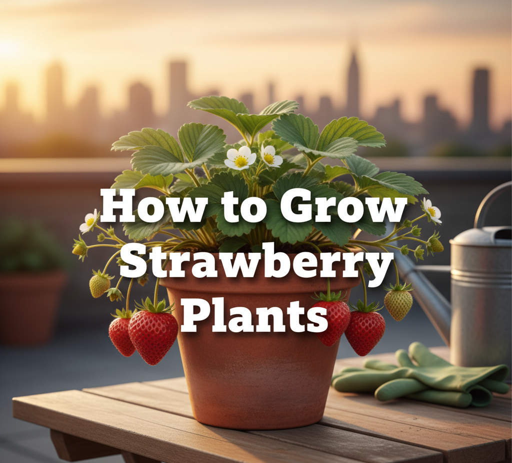 How to Grow Strawberry Plants in India: A Complete Balcony Gardening Guide
