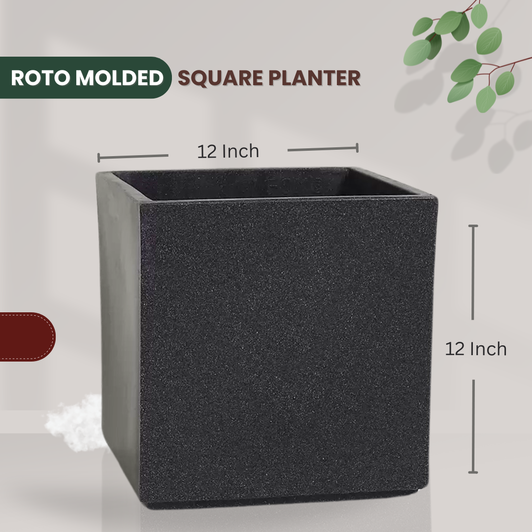 Green Paradise® Square Roto Molded High Qaulity Planter