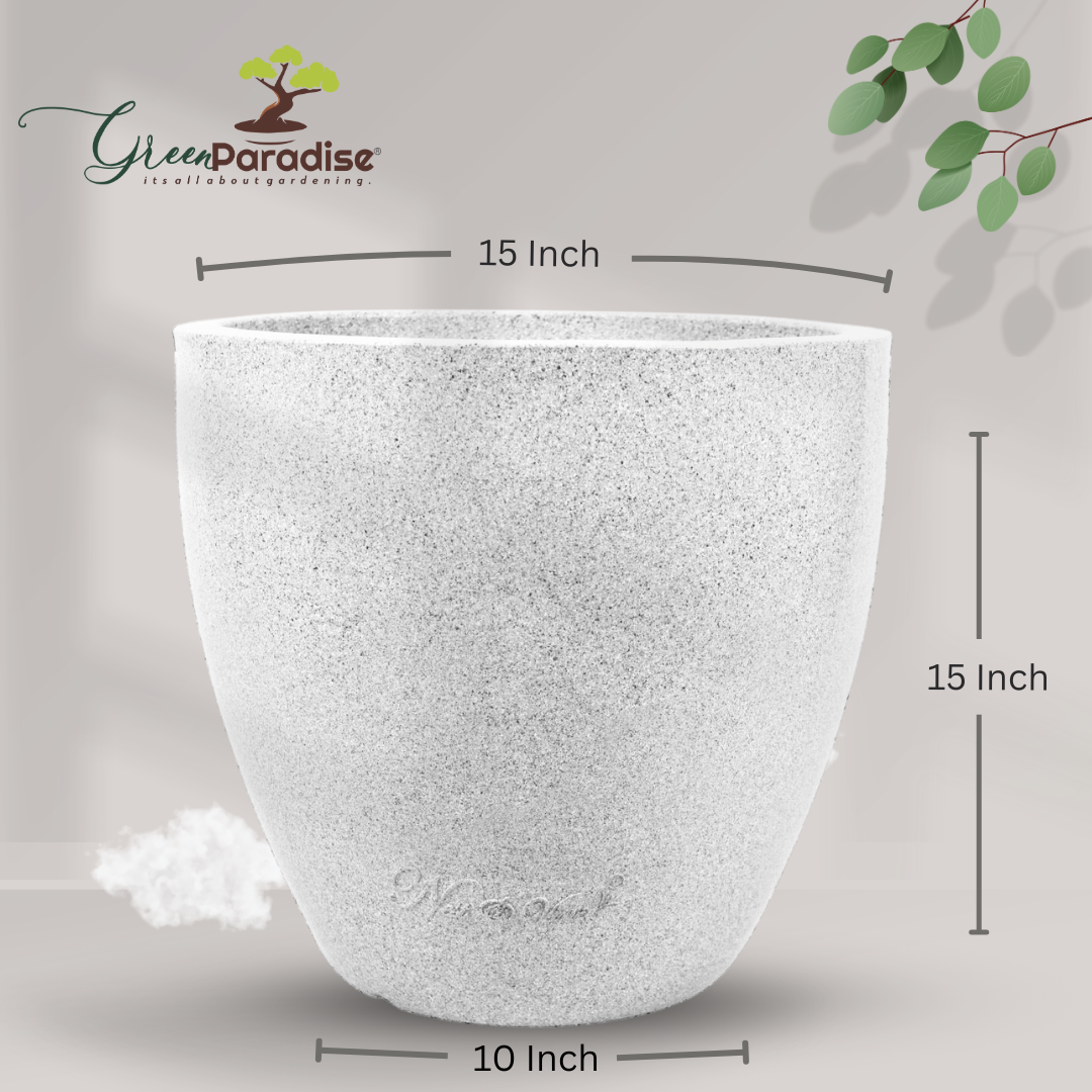 Green Paradise® P CUP Round Roto Molded High Quality Premium Planter