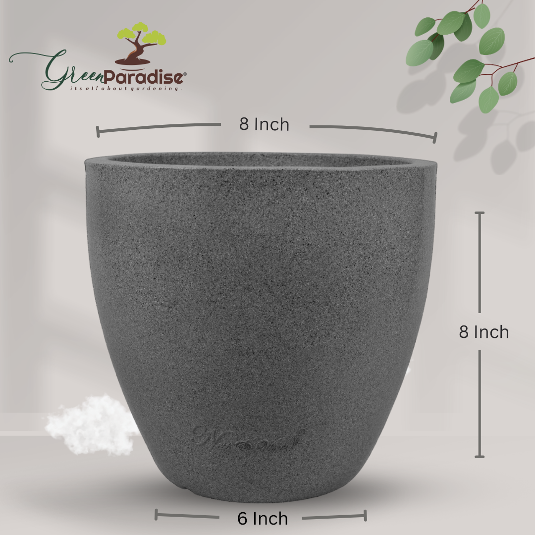 Green Paradise® P CUP Round Roto Molded High Quality Premium Planter