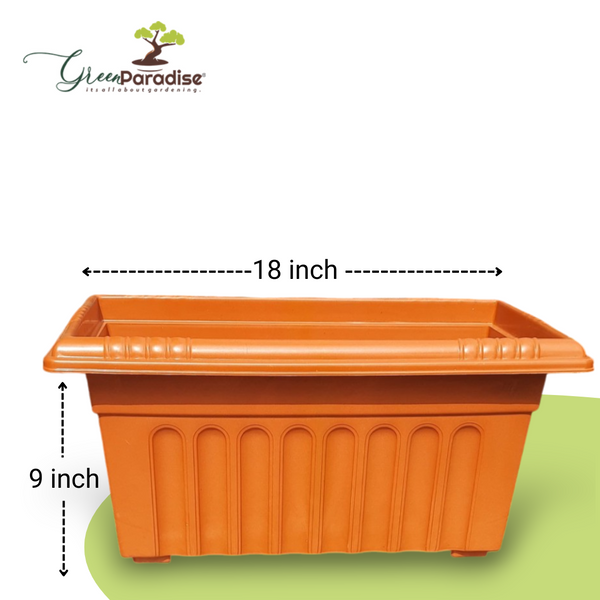 Premium Terracotta Plastic Planter – Elegant, Durable & Perfect for Every Garden