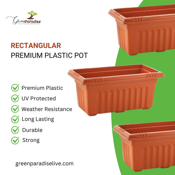 Premium Terracotta Plastic Planter – Elegant, Durable & Perfect for Every Garden
