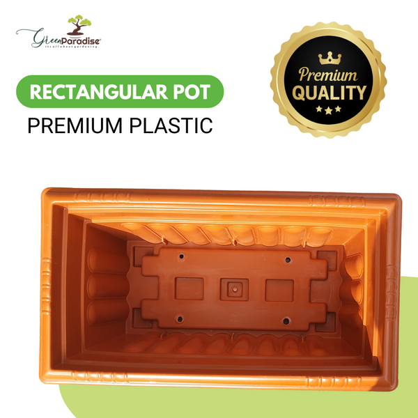 Premium Terracotta Plastic Planter – Elegant, Durable & Perfect for Every Garden