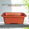 Green Paradise® Premium Rectangular Bonsai Pot Durable Plastic 28cm pot