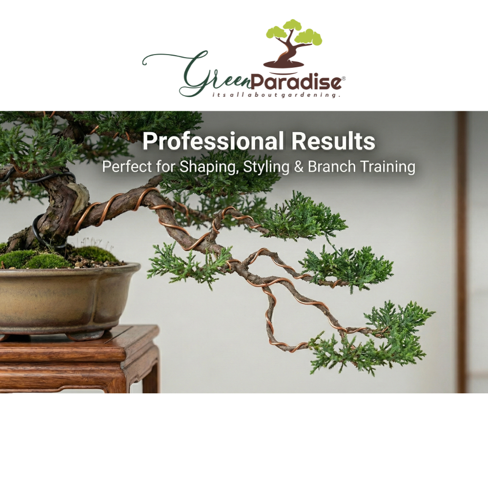 Bonsai Training Wires 2.0 mm  Aluminum Wires Set 300 feet Copper Color)