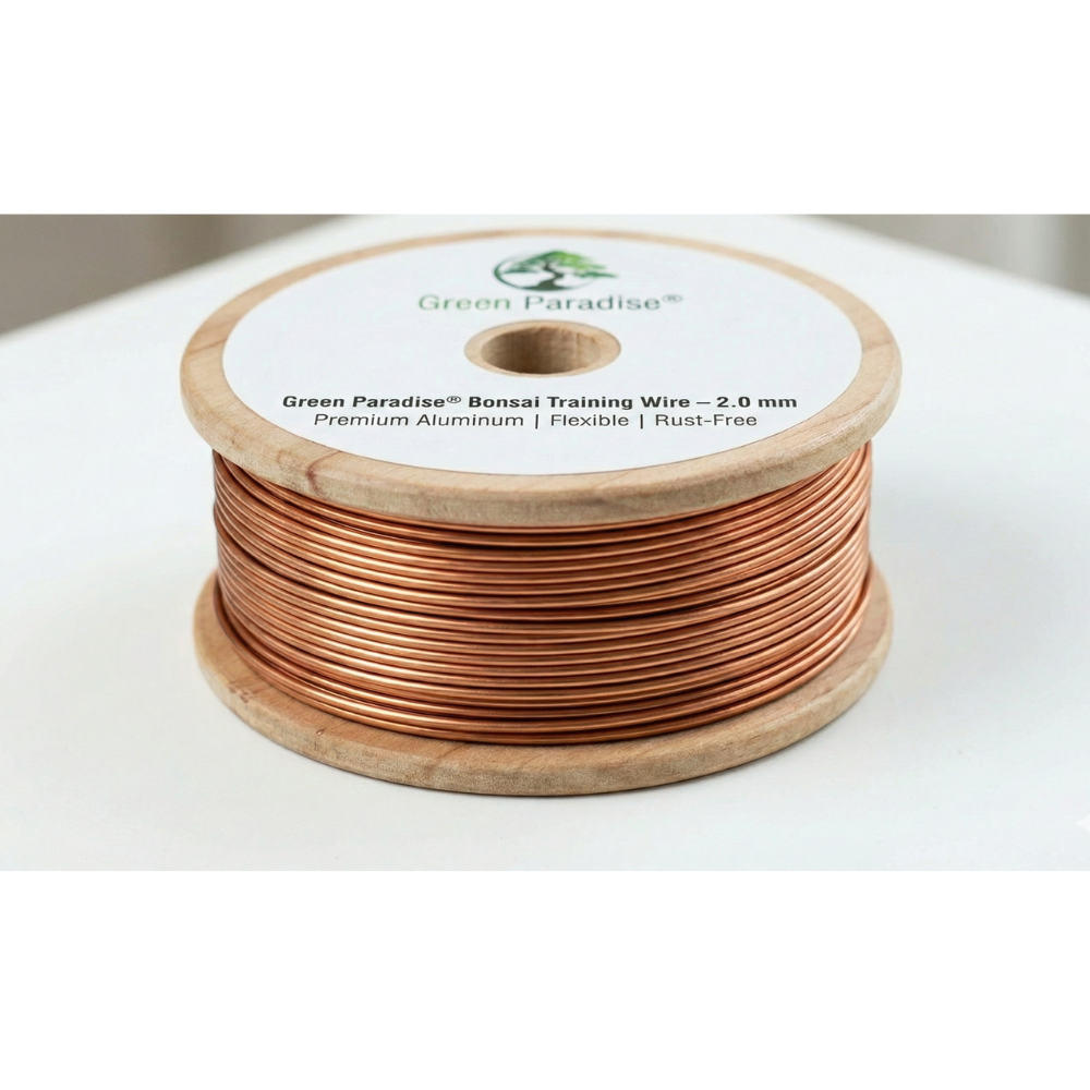 Bonsai Training Wires 2.0 mm  Aluminum Wires Set Copper Color)