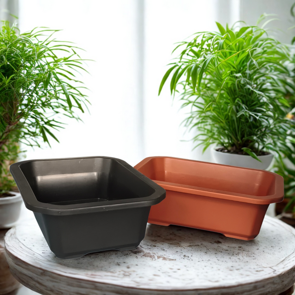 Green Paradise® Premium Rectangular Bonsai Pot Durable Plastic 40cm pot