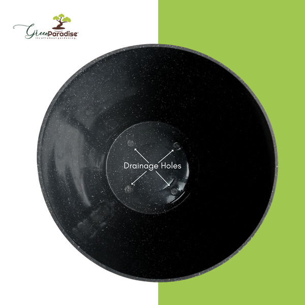 Green Paradise® Premium Grey Plastic Pot – Elegant Indoor & Outdoor Planter for your garden