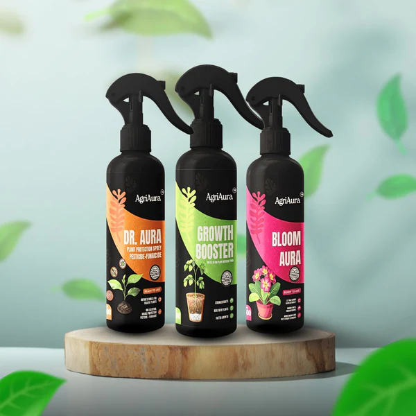 Green Paradise® Grow and Guard Combo Best Organic Fertilizer + Plant Protection Kit for Home Gardening