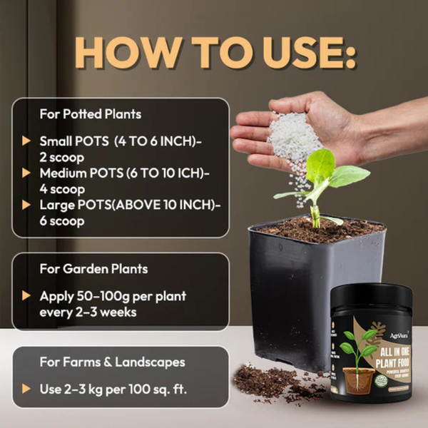 Green Paradise® All-In-One Plant Food Premium Granular Organic Fertilizer For All Plants