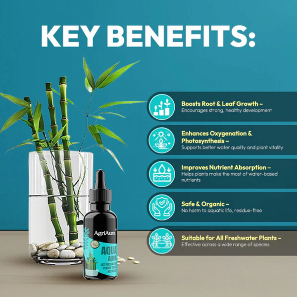 Green Paradise® Aquatic Plant Growth Booster Safe & Organic Suitable for All Freshwater Plants (Pack Of 3)