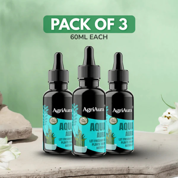 Green Paradise® Aquatic Plant Growth Booster Safe & Organic Suitable for All Freshwater Plants (Pack Of 3)