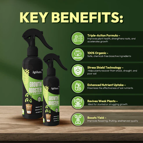 Green Paradise® Growth Booster (Ready To Use) – All-in-One Plant Tonic 100% Organic (500ml)