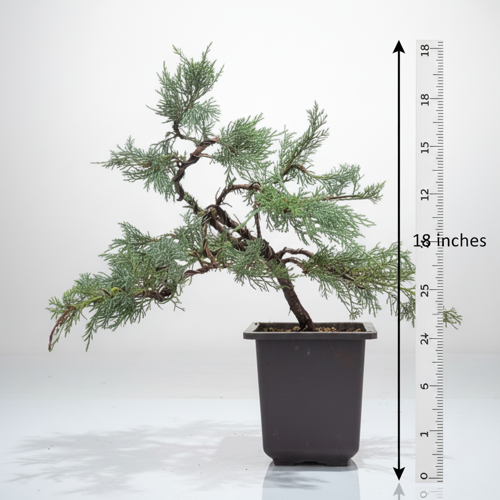 Mature Blue Juniper Bonsai Pre-Bonsai Tree | Blue Foliage | Easy-Growing Outdoor Bonsai