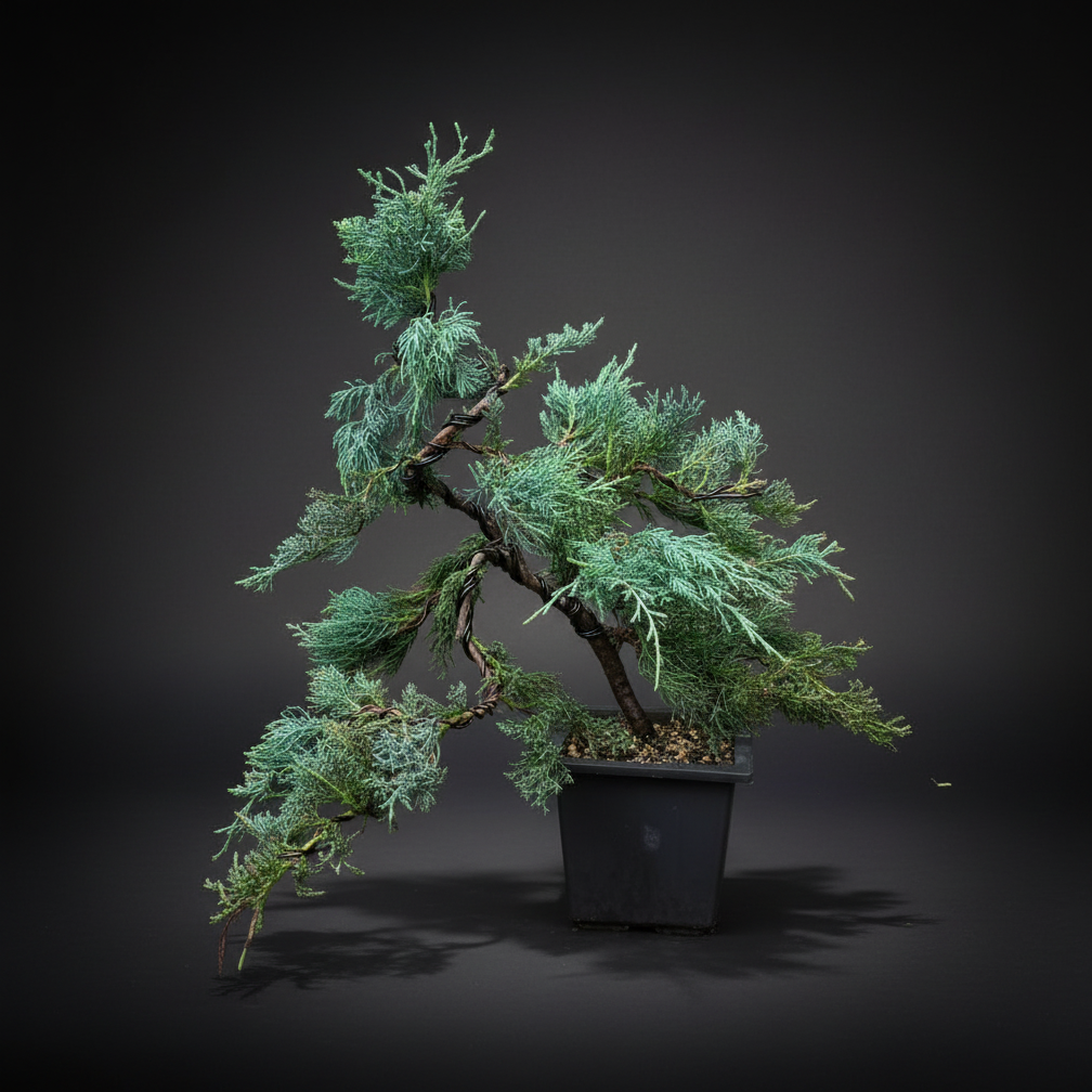 Mature Blue Juniper Bonsai Pre-Bonsai Tree | Blue Foliage | Easy-Growing Outdoor Bonsai