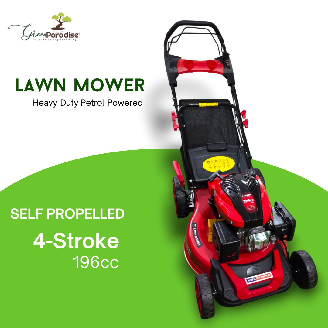 Green Paradise® 4-Stroke 196cc Heavy-Duty Self-Propelled Lawn Mower 20