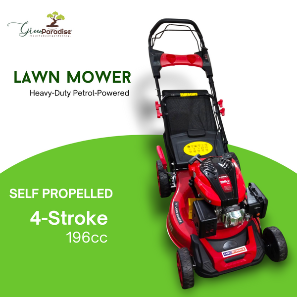 Green Paradise® 4-Stroke 196cc Heavy-Duty Self-Propelled Lawn Mower 20