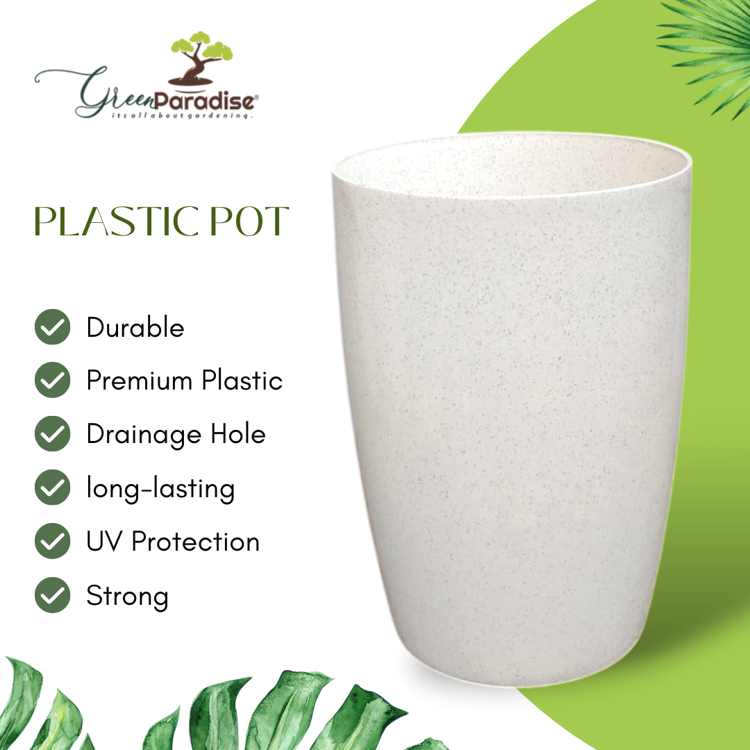 Green Paradise® Premium Plastic Pots Durable, Stylish & Lightweight Planters for Home & Garden