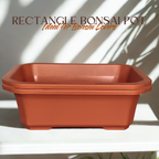 Green Paradise® Premium Rectangular Bonsai Pot Durable Plastic 40cm pot