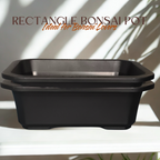 Green Paradise® Premium Rectangular Bonsai Pot Durable Plastic 40cm pot