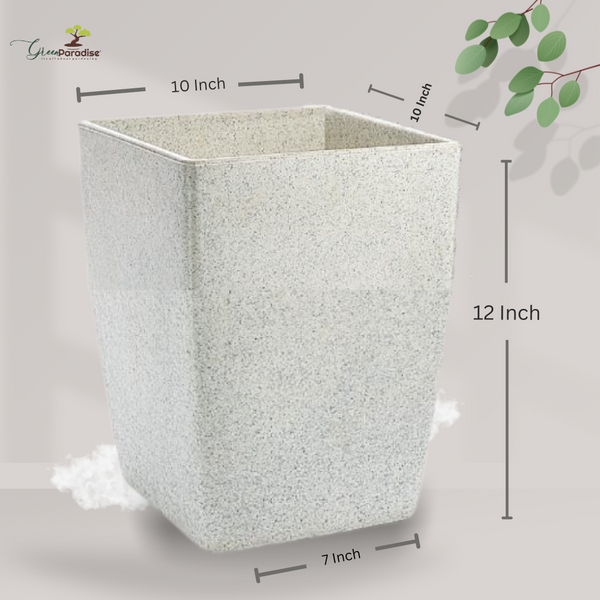 Green Paradise® Livo 30 Square Roto Molded High Qaulity Premium Planter