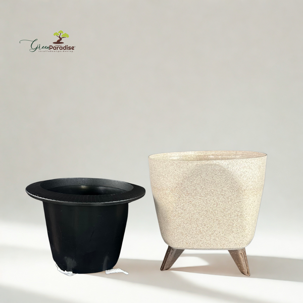 Green Paradise® Premium Plastic Pot  Durable & Lightweight Planters
