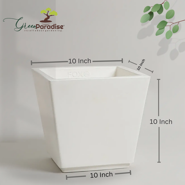 Green Paradise® Square Roto Molded High Qaulity Premium Planter