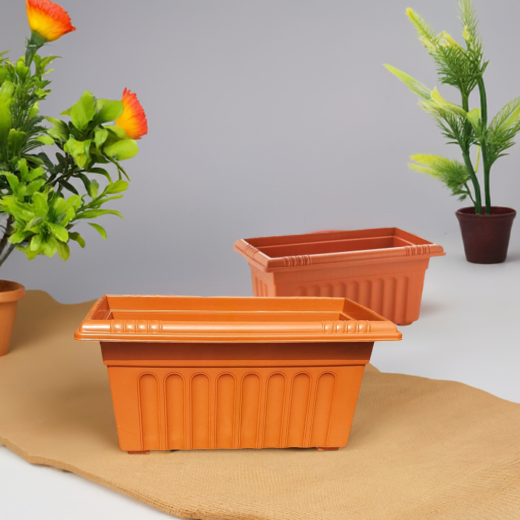 Premium Terracotta Plastic Planter – Elegant, Durable & Perfect for Every Garden