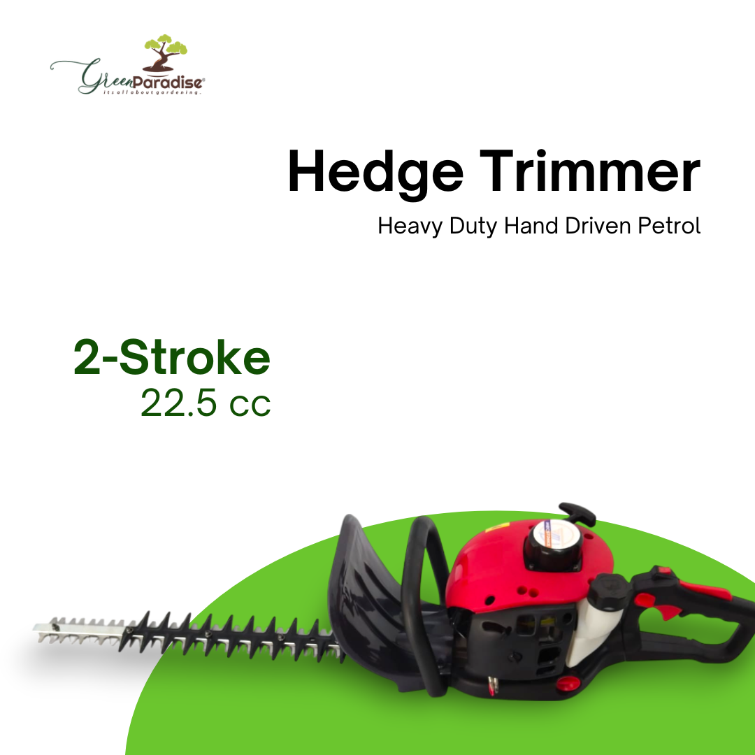 Green Paradise® 22.5CC 2-Stroke Professional Hedge Trimmer Machine | 24" Blade for Precise Gardening & Landscaping