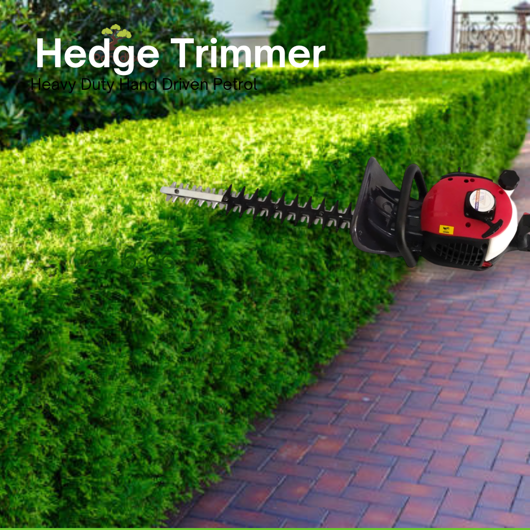 Green Paradise® 22.5CC 2-Stroke Professional Hedge Trimmer Machine | 24" Blade for Precise Gardening & Landscaping