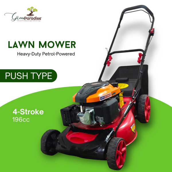 Green Paradise® 4-Stroke 196cc Heavy-Duty Push Type Lawn Mower 20
