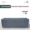 Green Paradise® Roto Molded Luxe Rectangle Planter Durable, Elegant & Weather-Resistant (18 inch)