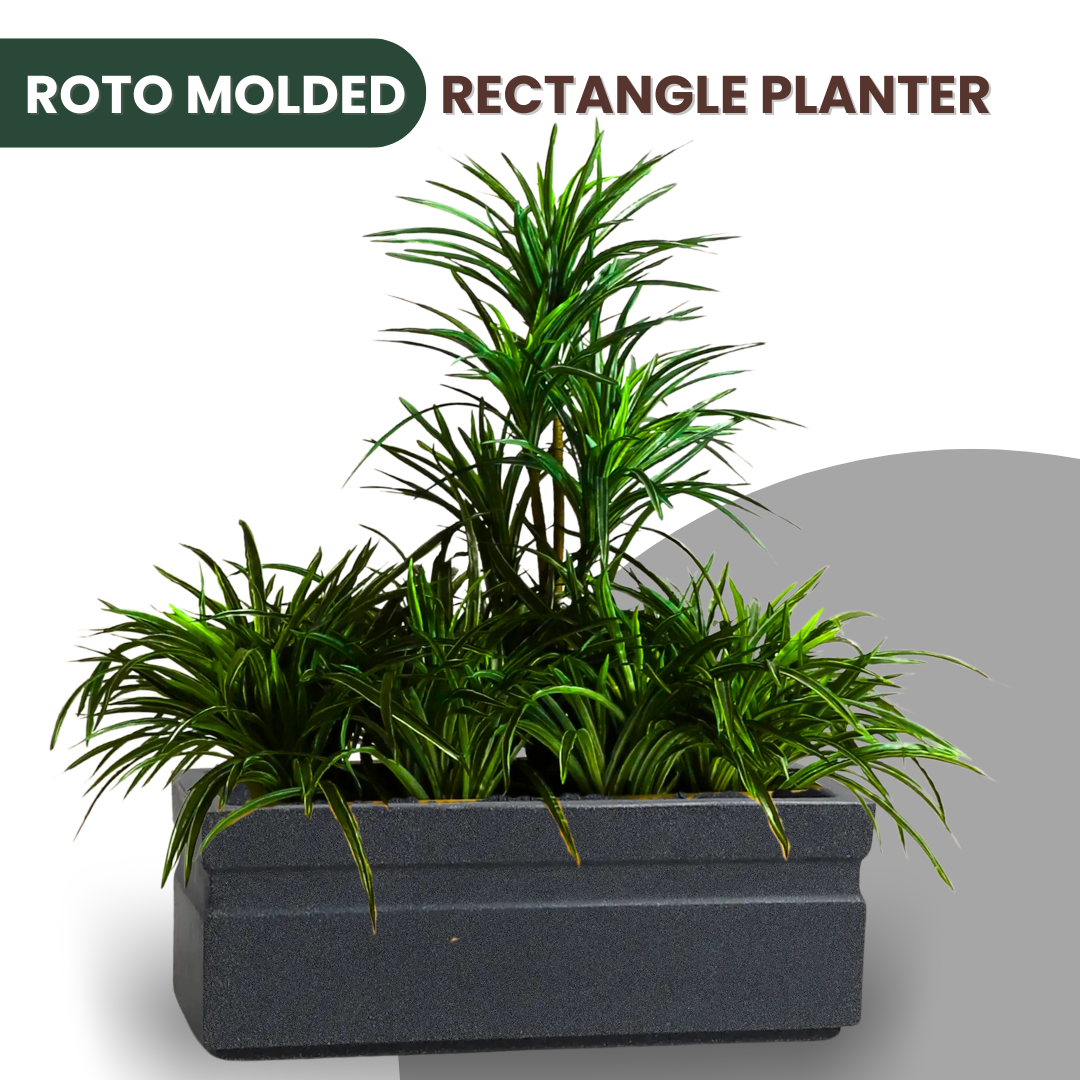 Green Paradise® Rectangle Roto Molded High Qaulity Planter