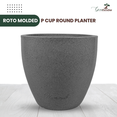 Green Paradise® P CUP Round Roto Molded High Quality Premium Planter