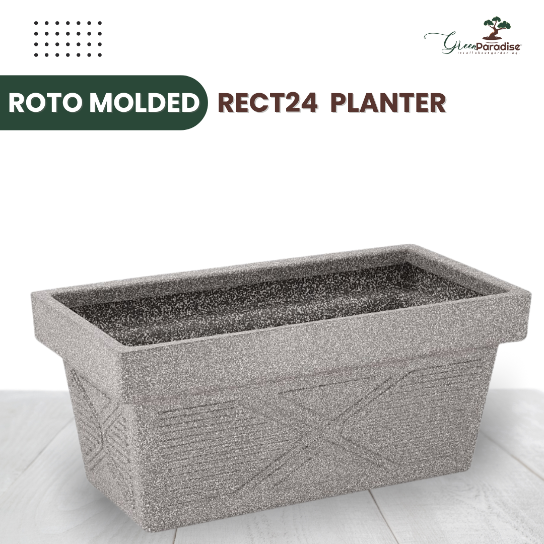 Green Paradise® Rect24 Roto Molded High Qaulity Premium Planter