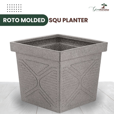 Green Paradise® Squ16 Roto Molded High Qaulity Premium Planter
