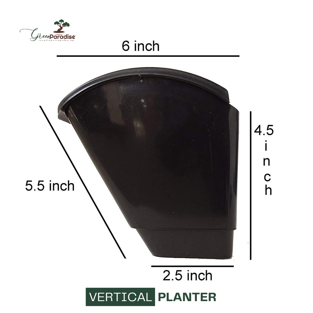 Green Paradise® Vertical Planters for Indoor & Outdoor Gardening Durable Wall-Mounted Vertical Planting System