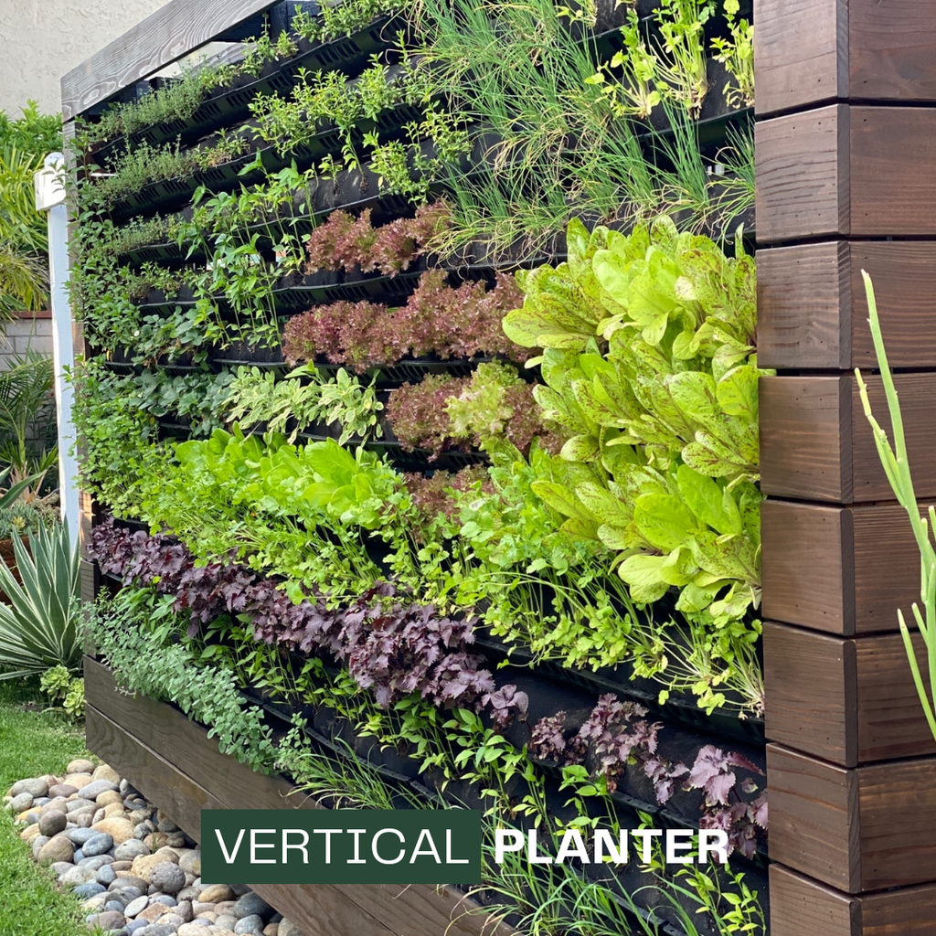 Green Paradise® Vertical Planters for Indoor & Outdoor Gardening Durable Wall-Mounted Vertical Planting System
