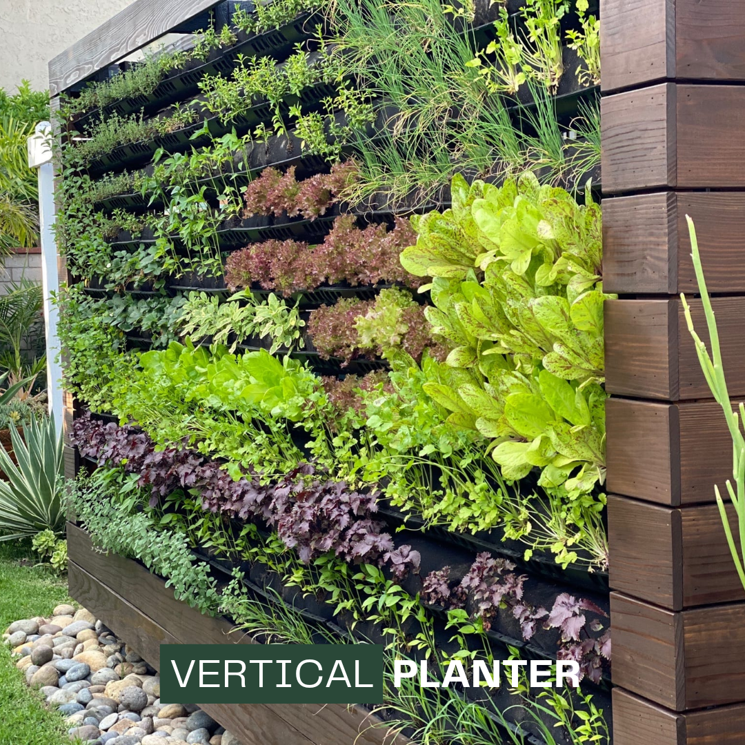 Green Paradise® Vertical Planters for Indoor & Outdoor Gardening Durable Wall-Mounted Vertical Planting System